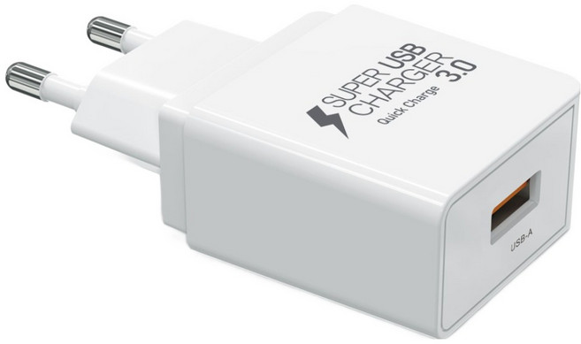 유엠투 QC 3.0 18W USB C타입 고속 충전기 UW108, 화이트, 1개