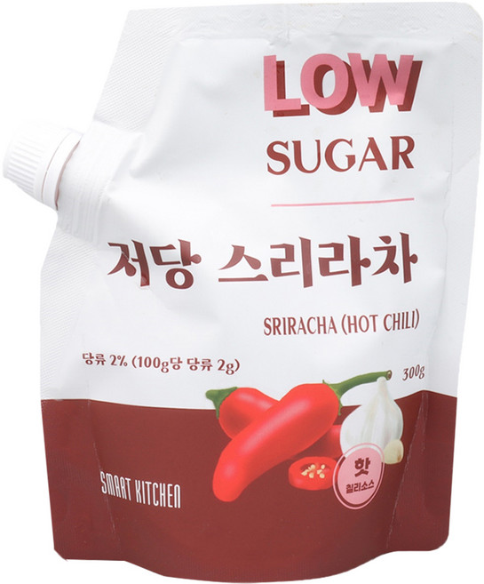 스마트키친 저당 스리라차 핫칠리, 300g, 1개