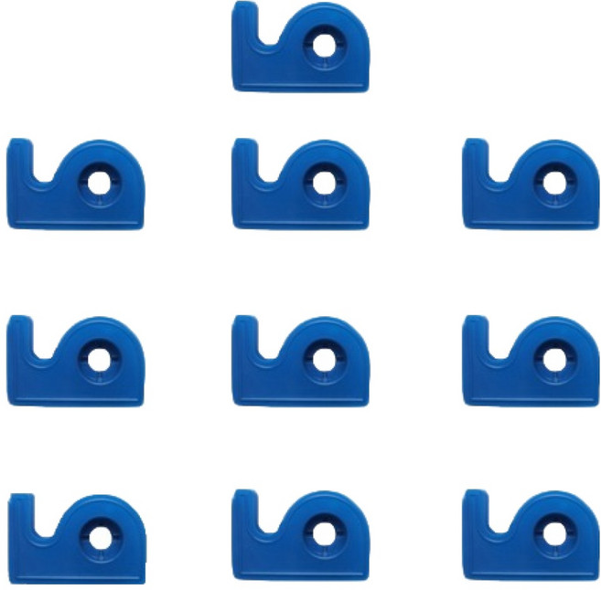 키밍 간호사 테이프 커터기, 블루, 10개