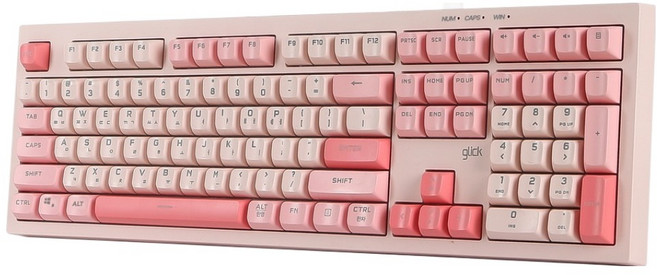 지클릭커 오피스프로 사일런스 M RGB 무소음 유선 키보드, CORAL CR1, OPK50, 제조사축
