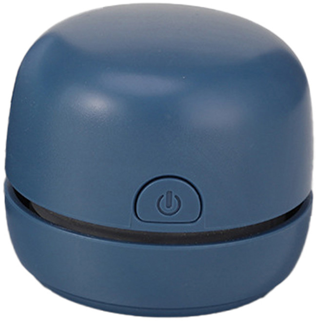 문구보따리 심플한 마카롱 지우개 책상 청소기, 네이비, 1개