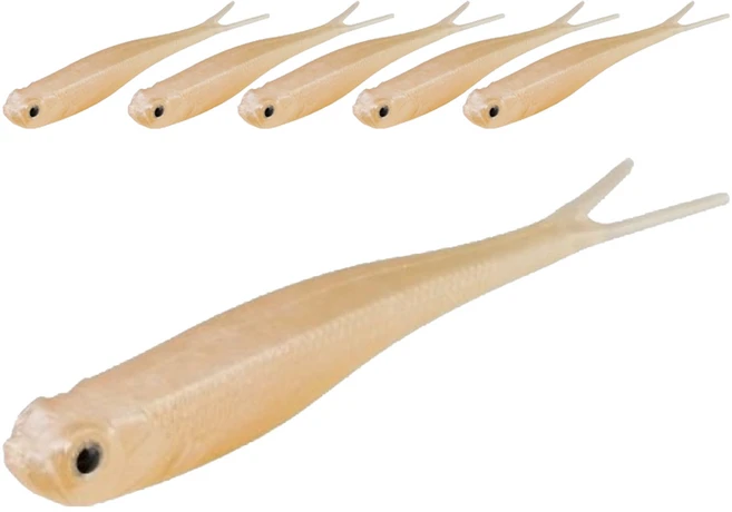 버클리 파워베이트 파워 저크쉐드 광어우럭다운샷 웜 13cm 6p, 솔리드 골드펄, 1개, 60g - 쿠팡