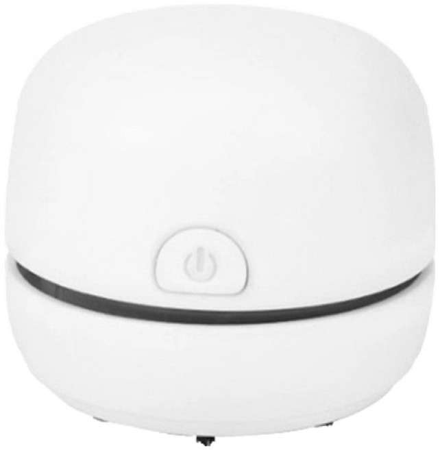 문구보따리 심플한 마카롱 지우개 책상 청소기, 화이트, 1개