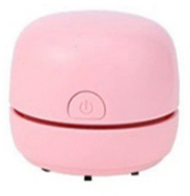 문구보따리 심플한 마카롱 지우개 책상 청소기, 핑크, 1개