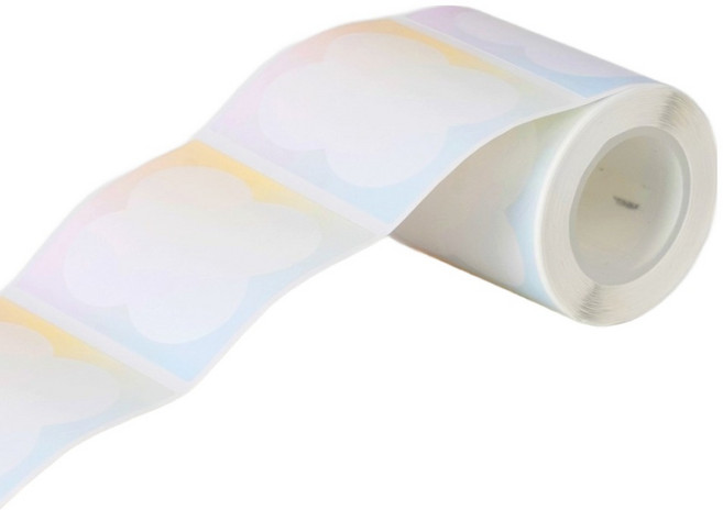 카피어랜드 NEW1 라벨프린터 전용 라벨테이프 E038 48 x 43 mm, 혼합색상