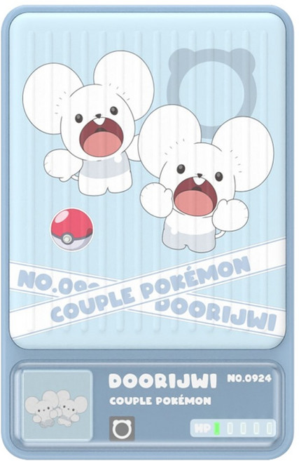 퓨전에프엔씨 포켓몬 맥세이프 무선충전 마그네틱 보조배터리 10000mAh, PK100M 두리쥐