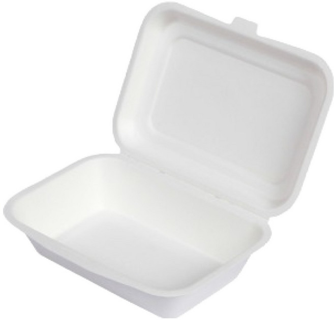 파피루스 일체형 샌드위치 크로플 포장용기 화이트 B-004, 50개, 1개입