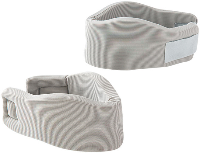 포근상점 자세 고정 세탁 가능 스펀지 쿠션 목보호대 그레이, 2개