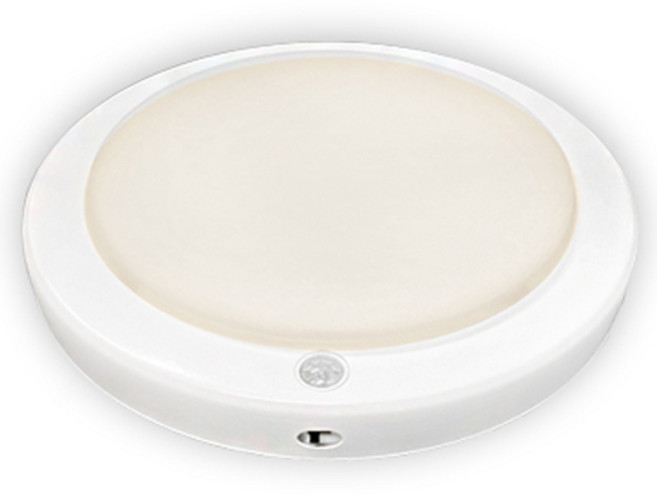 LED 스마트 원형 센서등 15W, 화이트 + 주백색, 1개