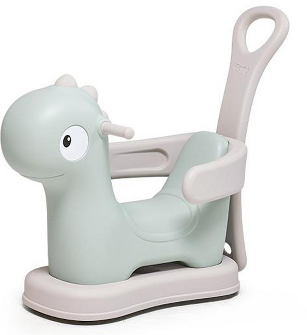 아이팜 아동용 파미 공룡 무소음 붕붕카, 모스그린, 1개