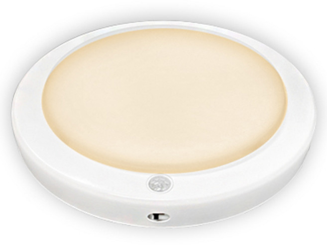 LED 스마트 원형 센서등 15W, 화이트 + 전구색, 1개