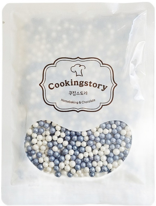 쿠킹스토리 트윙클 펄 블루 푸드컬러 화이트블루 아라잔, 100g, 1개