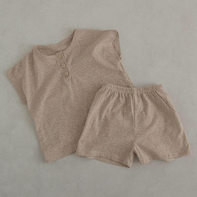 피카부 아동용 버터 실내복 상하의 세트