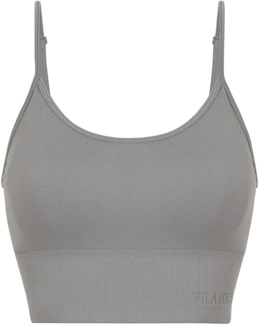 휠라 여성용 액티브 심리스 미들기장 스트랩 브라탑 FI4ITG1044F