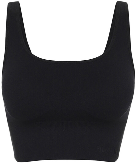 휠라 여성용 액티브 심리스 미들기장 브라탑 FI4ITG1043F