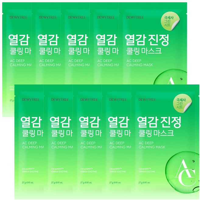 듀이트리 AC 딥 진정 마스크, 1개입, 10개