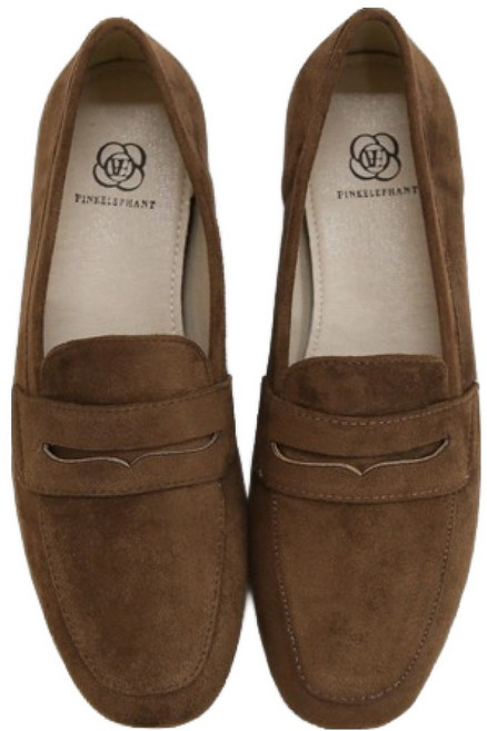 분홍코끼리 여성용 무중력깔창 Vol 2 스웨이드 로퍼