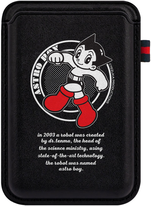Astro Boy 原子小金剛 MagSafe Point Label 2倍磁力卡夾 午夜藍, 原子小金剛走路, 1個