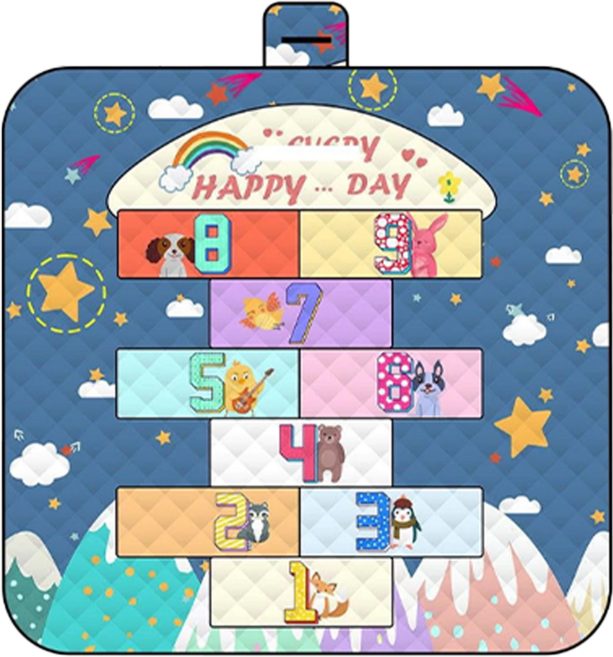 愛北鼻 超聲波野餐墊, 太空跳格子