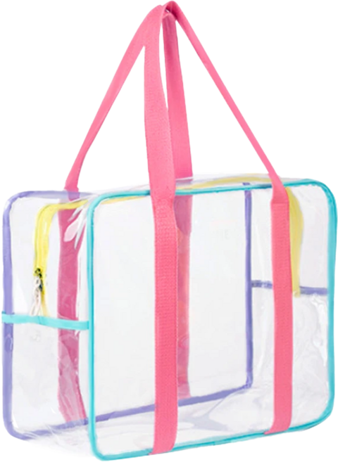 多功能透明防水收納袋 收納包, 彩色, 1個