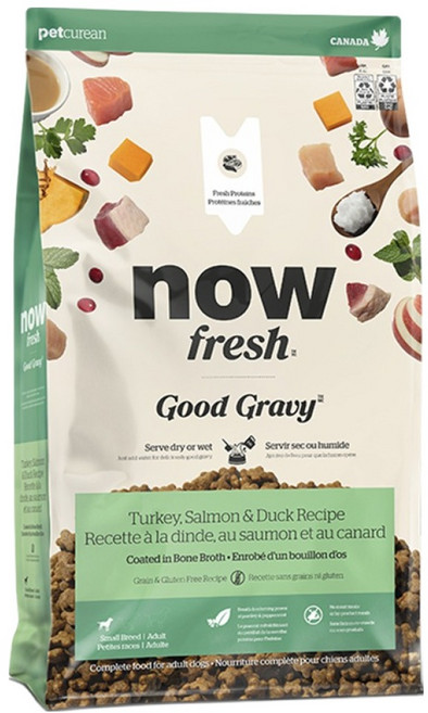 now 어덜트 강아지 프레쉬 스몰브리드 굿 그레이비 건식사료, 칠면조, 2kg, 1개