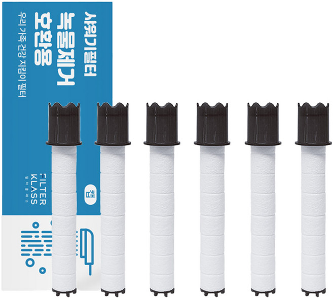 필터클래스 바디럽 퓨어썸 베이직 샤워기 호환 개별포장 필터 x 6p 세트, 1세트, 무향