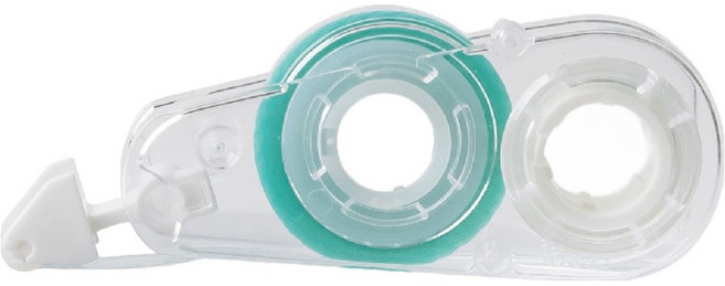 델리 구름 양면 풀테이프 리필 4p 세트 6mm x 8m, 화이트, 1세트