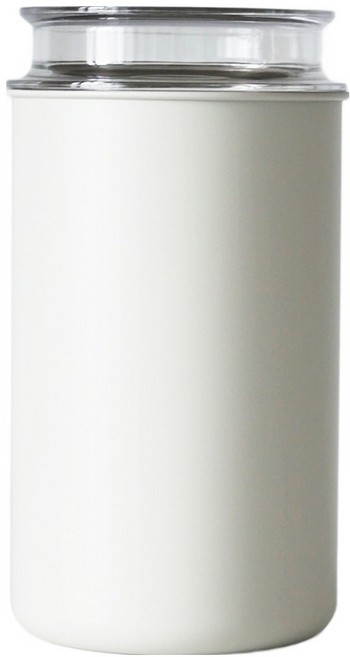 무디타 리본제이 스텐 이중 잠금 진공 원두 보관용기 1400ml, 화이트샌드, 1개