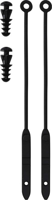 아레나 코드부착형 귀마개 A5AC1AE04, BLACK, 1개