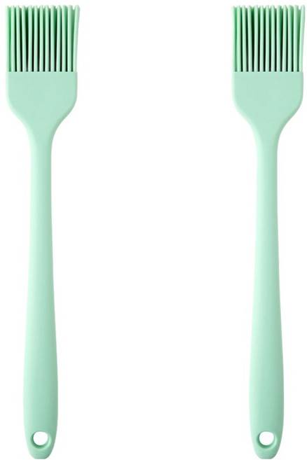 이지실리 실리콘 오일 브러쉬, 민트, 2개