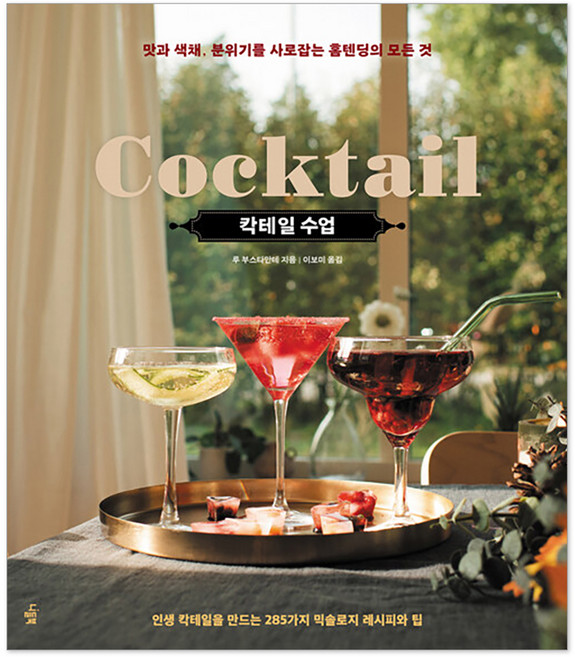 칵테일 수업: 맛과 색채 분위기를 사로잡는 홈텐딩의 모든 것, 니들북, 루 부스타만테
