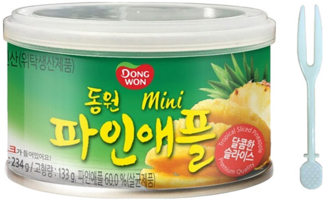 동원 미니파인애플, 234g, 1개