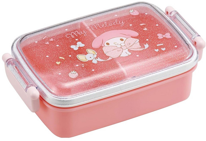 스케이터 항균 도시락 450ml, 마이멜로디도트, 단품, 1개