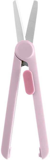 누사인 듀얼 미니 가위 멀티기능 커터칼 NS057, 핑크, 1개