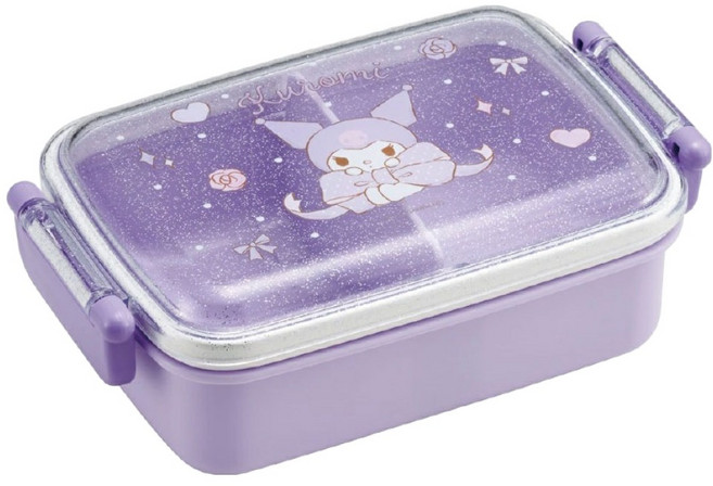 스케이터 항균 휴대용기 도시락 RBF3ANAG 450ml, 쿠로미도트, 단품, 1개