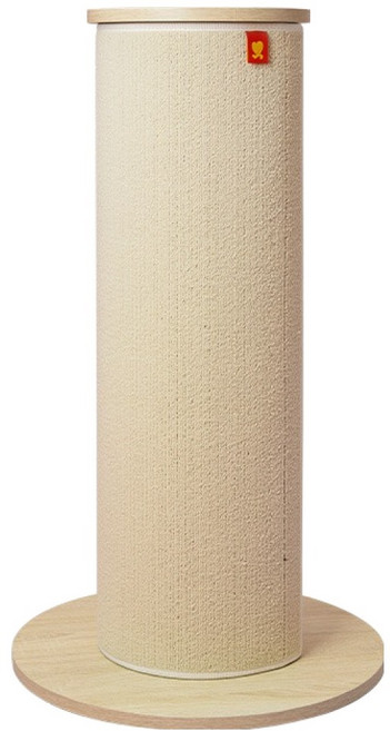 미우타임즈 더 메가 포스트 스크래쳐 초대형 수직 스크래쳐 고양이장난감, 아이보리, 1개