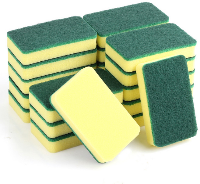 생활드림 양면 스펀지 수세미 대사이즈, 1세트, 20개입