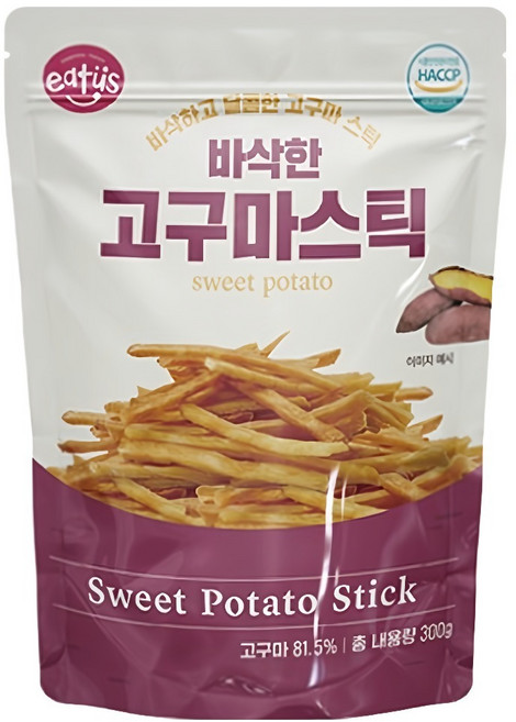 이더스 바삭한 고구마스틱, 1개, 300g