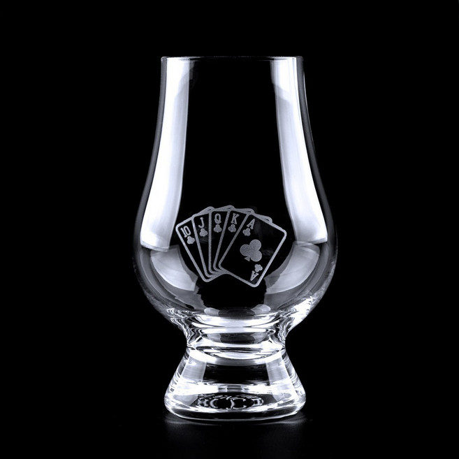 글렌캐런 글래스 아트컬렉션 2 로티플 포커 시리즈 클로버, 1개