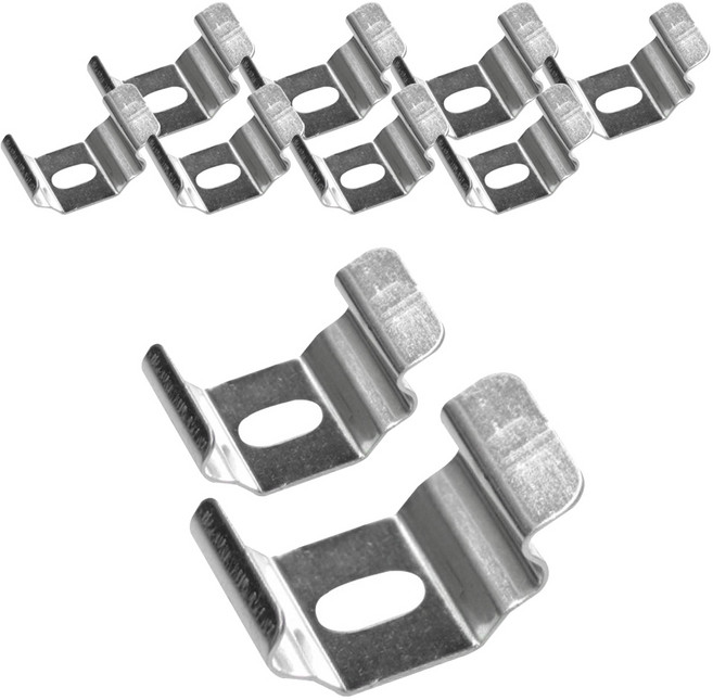 더원홈데코 커튼레일 조절 스냅 소 5p + 대 5p 세트, 실버, 1개