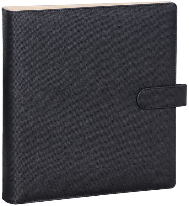 allode 復古護貝相簿 10 x 4 cm 200p + 13.9 x 18.6 cm 100p 套組, TYPE03 黑色