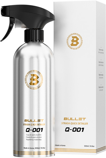 불렛 스트라다 퀵 디테일러 물왁스 Q001, 500ml, 1개