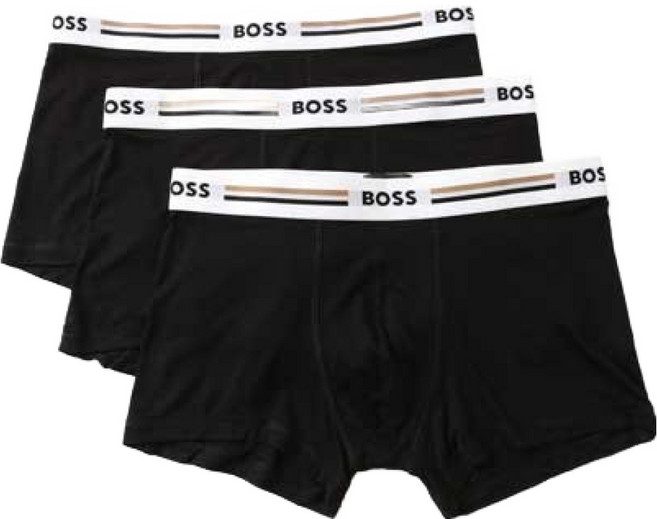 HUGO BOSS 男款人造絲四角褲 3件組 50492200 001