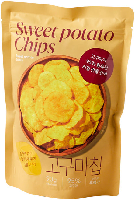 모던하우스 바삭한 노란 고구마칩, 90g, 1개