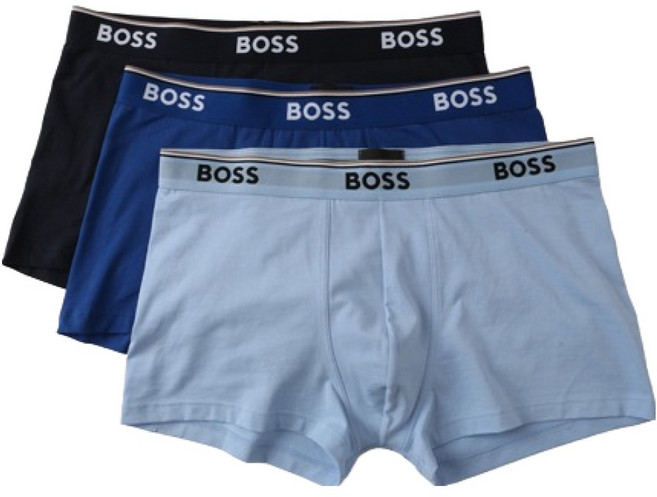 HUGO BOSS 男款彈性棉四角褲 3入組