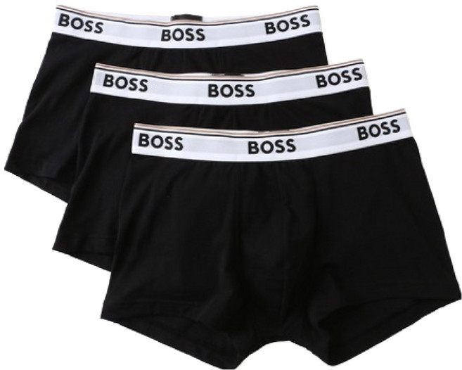 HUGO BOSS 男款彈性棉四角褲 3入組