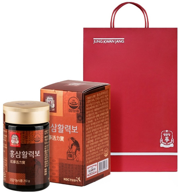 정관장 홍삼활력보 + 쇼핑백, 250g, 1개