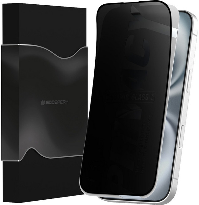 구스페리 깨지지 않는 사생활 보호 세라믹 액정보호필름, 1세트