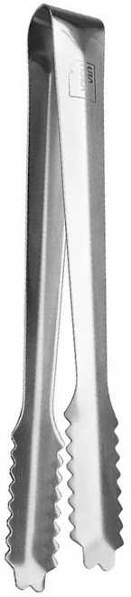 vacu vin 304不鏽鋼材質 18cm, 1支, 鋸齒冰塊夾 銀色