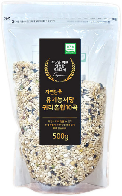자연담은 유기농 귀리 혼합10곡, 500g, 1개